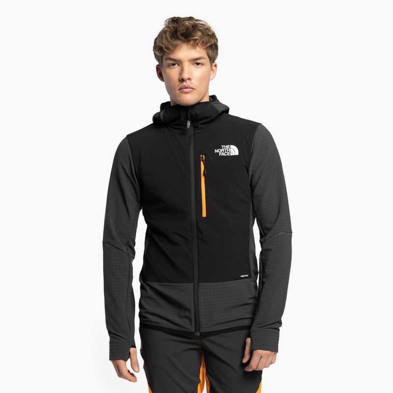 Pánska lyžiarska mikina The North Face Dawn Turn Hybrid Ventrix Midlayer Grey NF0A7Z8QMN81
