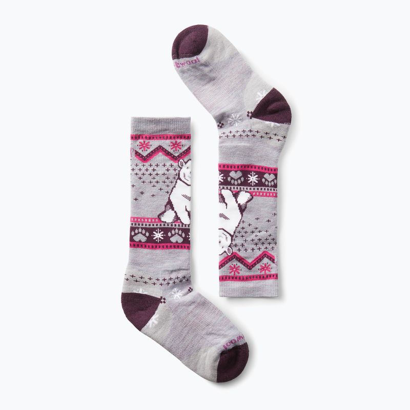Detské ponožky Smartwool Wintersport Full Cushion Polar Bear Pattern OTC purple eclipse 6