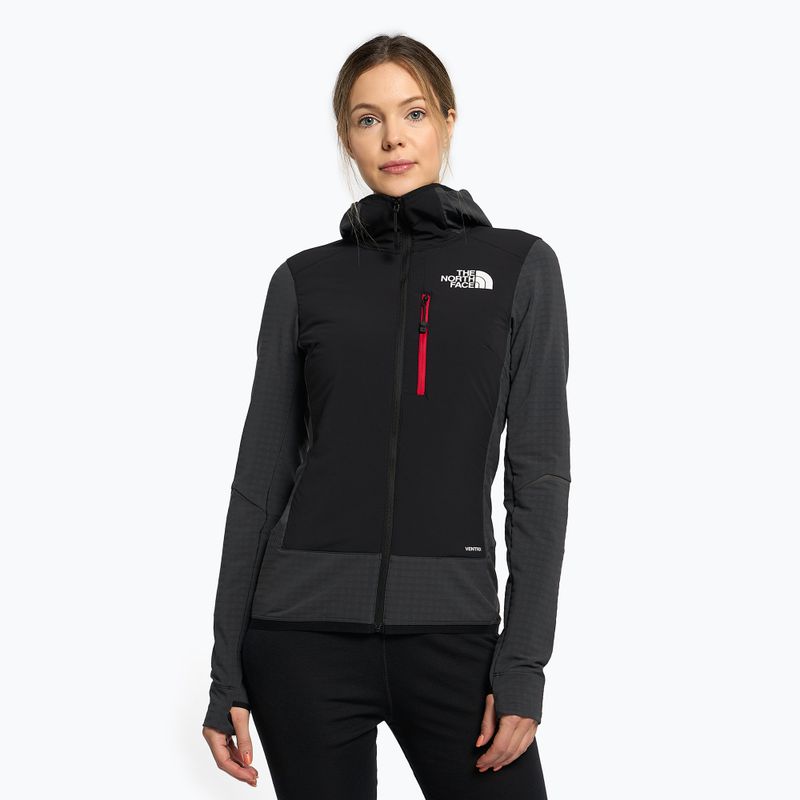 The North Face Dawn Turn Hybrid Ventrix Midlayer dámska bunda na korčuľovanie šedá NF0A7Z92MN81