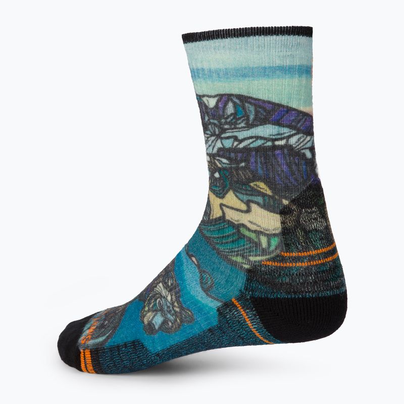 Dámske trekingové ponožky Smartwool Hike Light Cushion Icy Range Print Crew farebné 01988 2