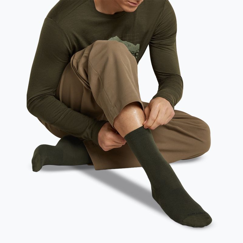 Pánske ponožky Icebreaker Lifestyle Fine Gauge Crew dark loden 4