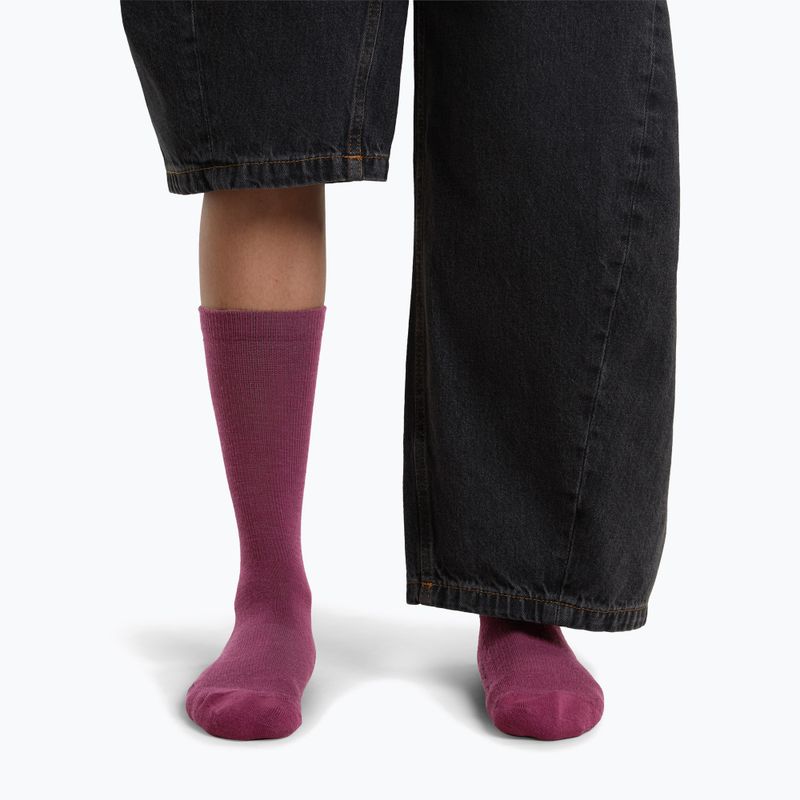 Dámske ponožky Icebreaker Merino Lifestyle Light Crew dark berry 3