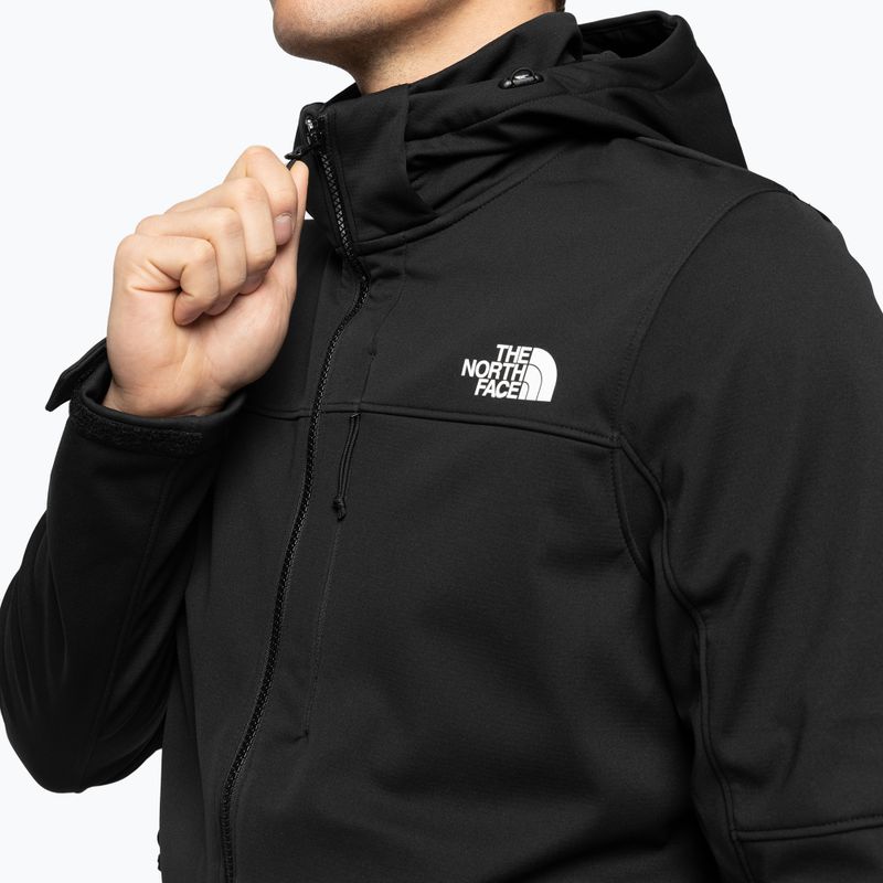 Pánska softshell bunda The North Face Diablo Softshell Detachable Hood čierna NFA7ZFSKX71 6