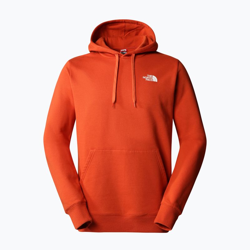 Pánska trekingová mikina The North Face Outdoor Graphic Hoodie Light orange NF0A827ILV41