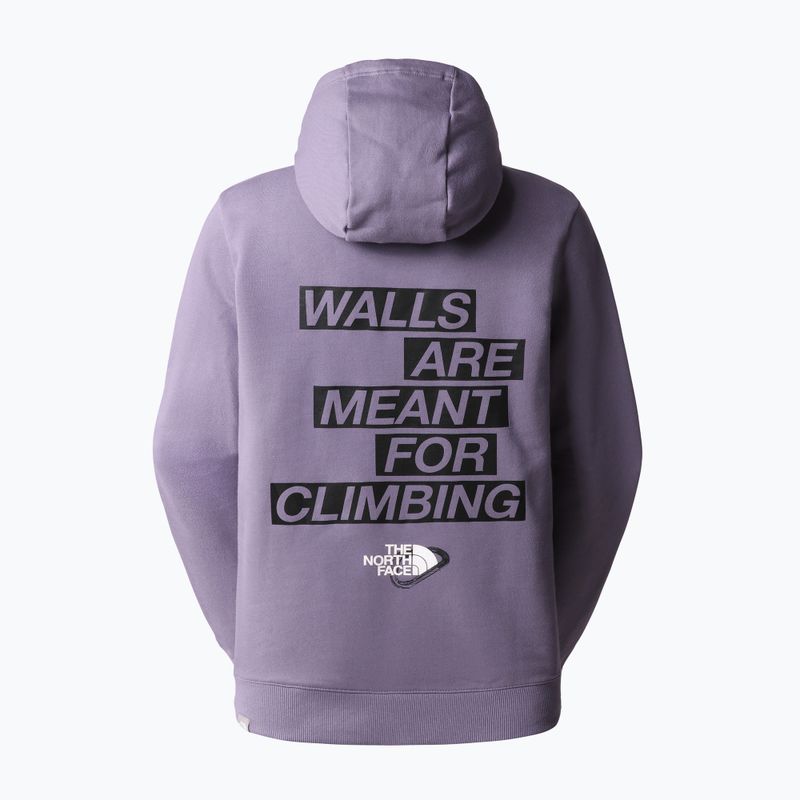 Dámska trekingová mikina The North Face Outdoor Graphic Hoodie Light purple NF0A827LN141 2