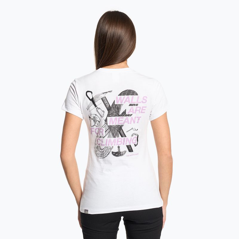 Dámske trekingové tričko The North Face Outdoor Graphic SS white NF0A827M 2
