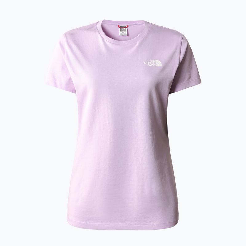 Dámske trekingové tričko The North Face Outdoor Graphic SS purple NF0A827M 4