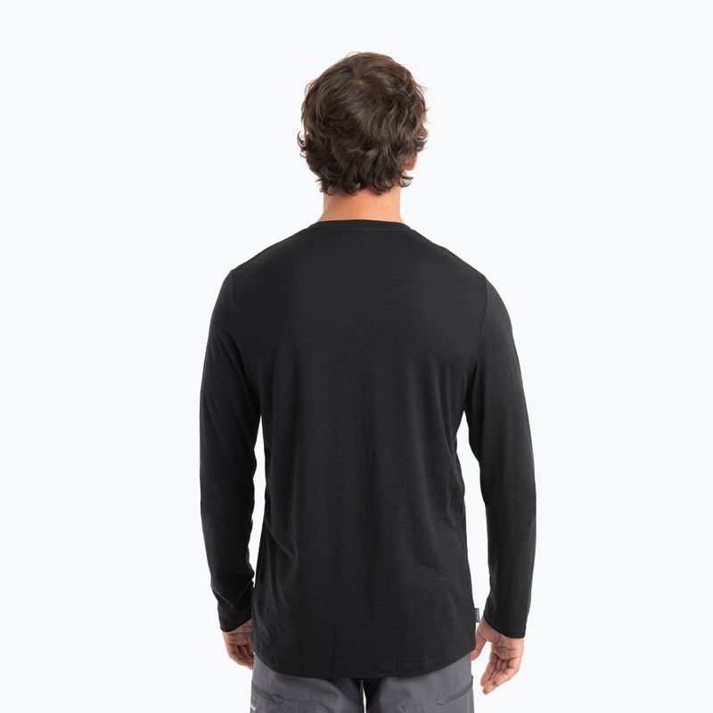 Pánske termoakčné tričko icebreaker Merino 150 Tech Lite II Tee Alps 3D black 2