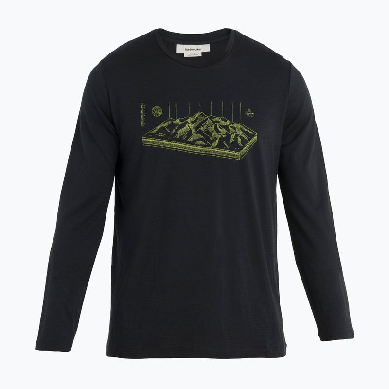 Pánske termoakčné tričko icebreaker Merino 150 Tech Lite II Tee Alps 3D black 5