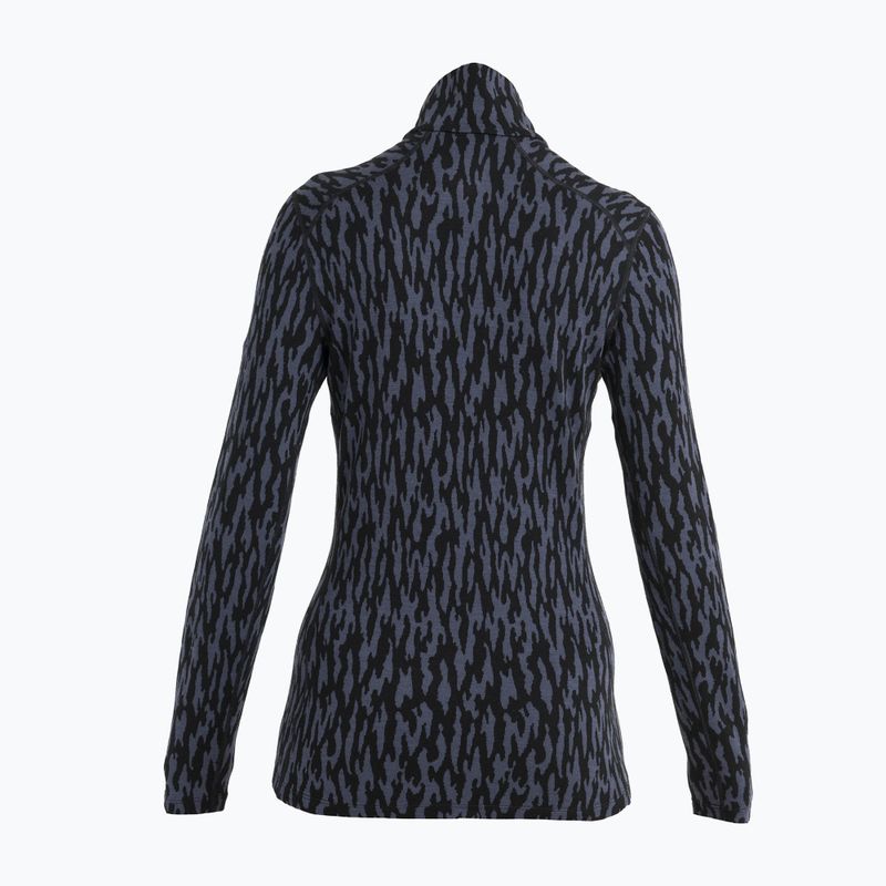 Icebreaker dámska termo mikina Merino 260 Vertex Half Zip Glacial Camo graphite/black/j 2