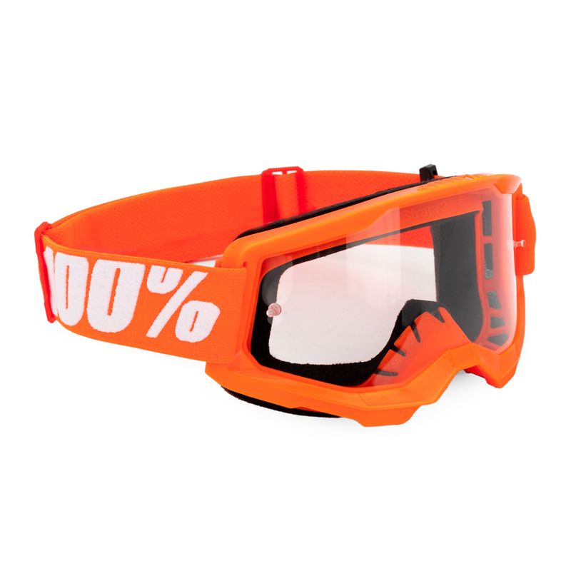 Pánske cyklistické okuliare 100% Strata 2 orange/clear 50027-00005 6