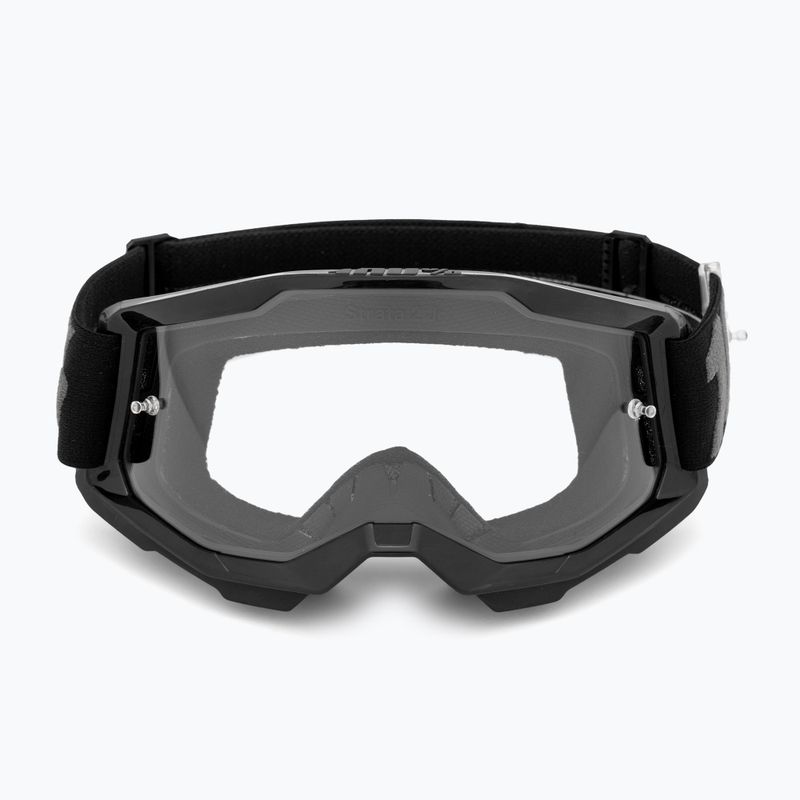 Detské cyklistické okuliare 100% Strata 2 Junior 50031-00001 black/clear 2