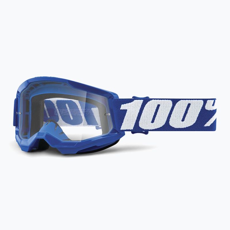 Detské cyklistické okuliare 100% Strata 2 Junior blue/clear 5