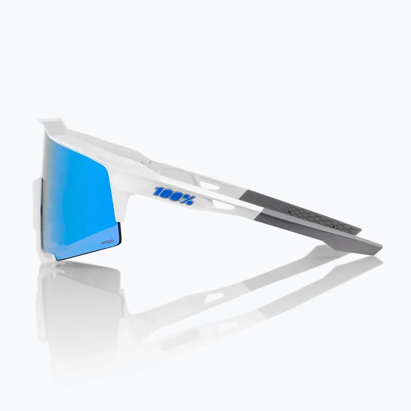 Slnečné okuliare 100% Speedcraft matte white/hiper blue multilayer mirror 3