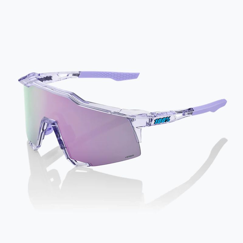 Slnečné okuliare 100% Speedcraft polished translucent lavender/hiper lavender mirror