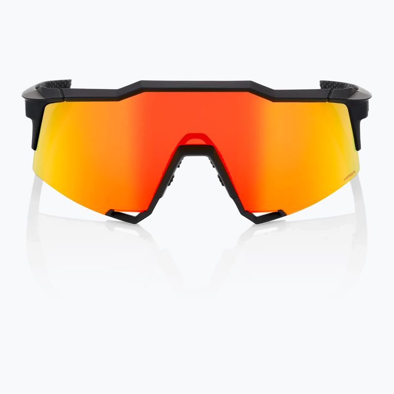 Cyklistické okuliare 100% Speedcratf Soft tact black/hiper red multilayer mirror 60007-00008 8
