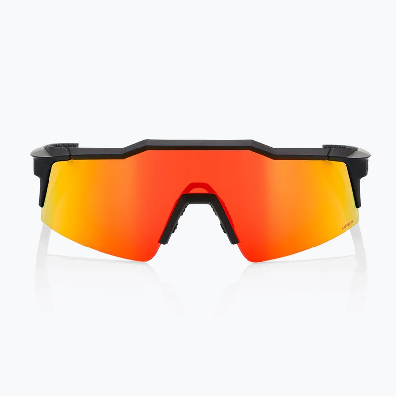100% Speedcraft SL soft tact čierne/červené viacvrstvové zrkadlové slnečné okuliare 2