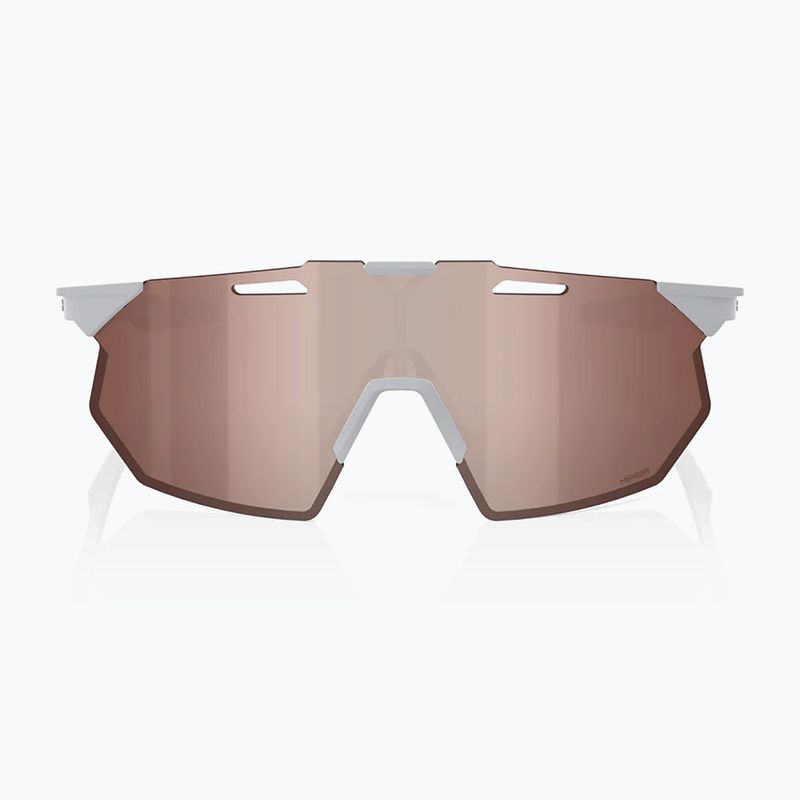 Slnečné okuliare 100% Hypercraft SQ matte stone grey/hiper crimson silver mirror 2