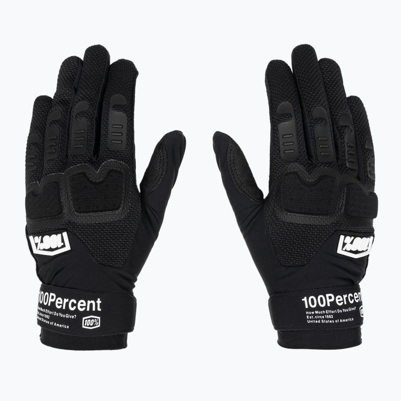 Rukavice cyklistické 100% Langdale Gloves black 3