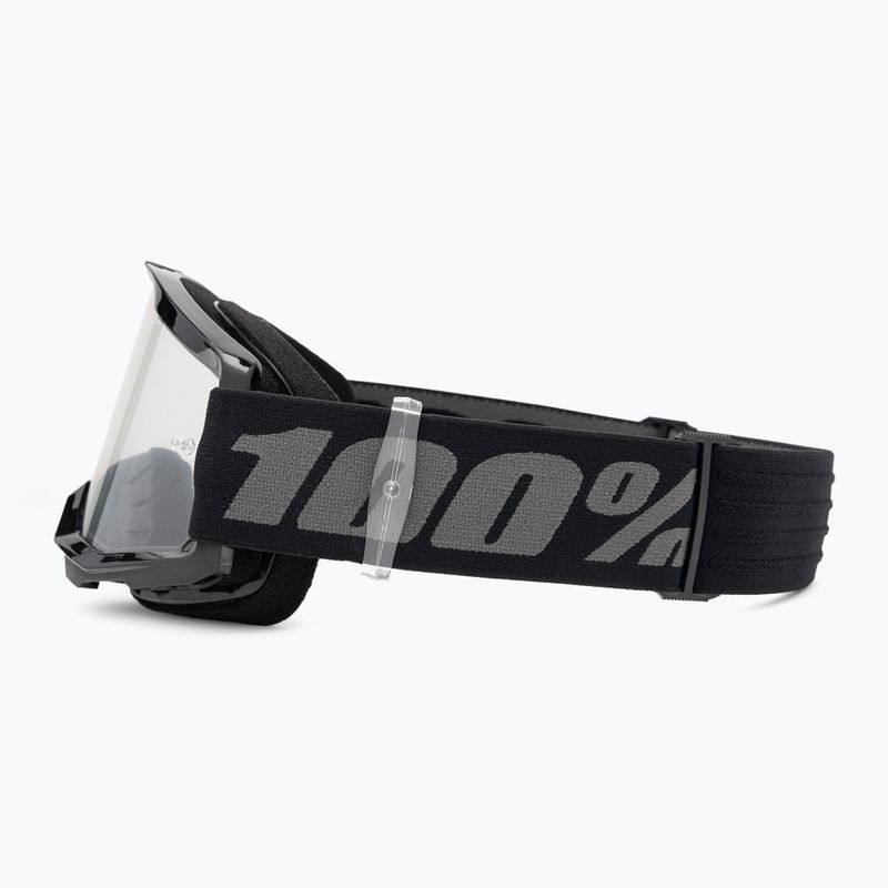 Cyklistické okuliare detské 100% Strata 2 Junior black/clear 4