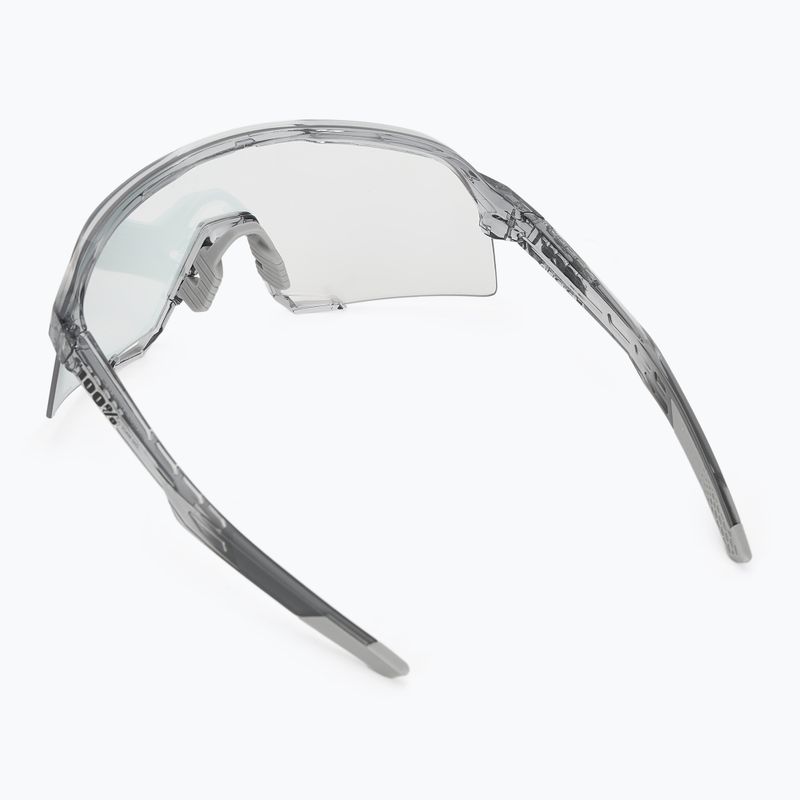 Slnečné okuliare 100% S3 polished translucent grey/rose gold mirror photochrom 2
