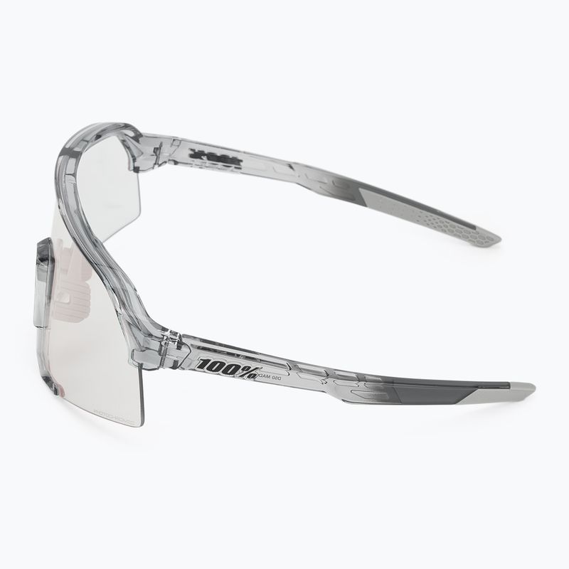 Slnečné okuliare 100% S3 polished translucent grey/rose gold mirror photochrom 4