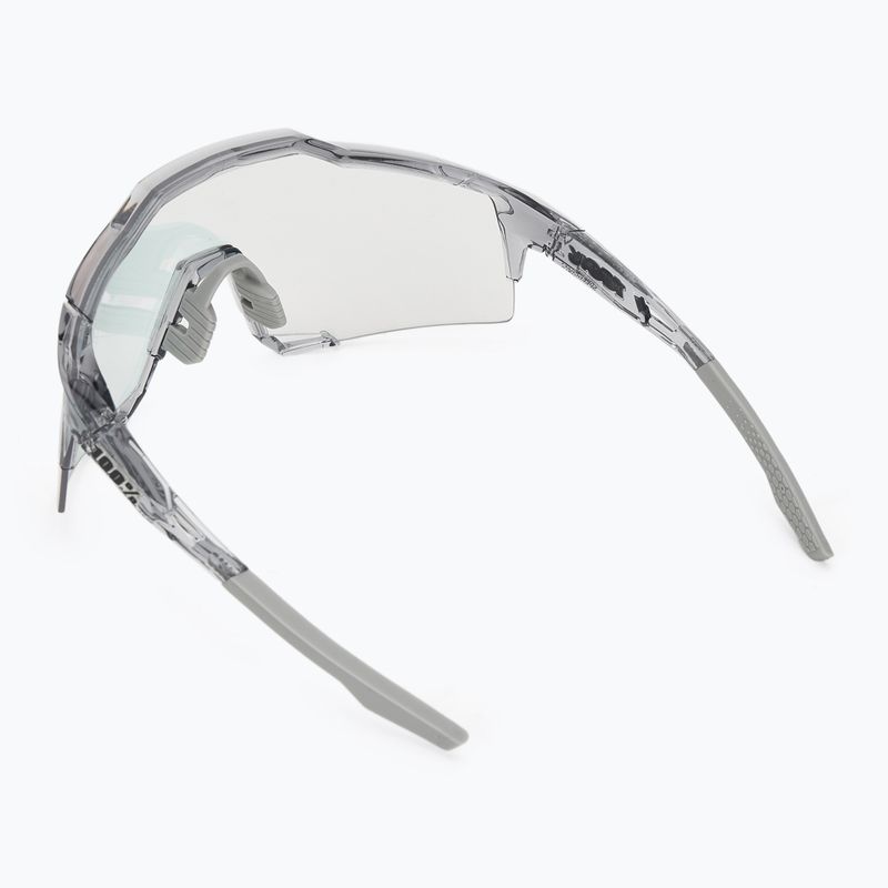 Slnečné okuliare 100% Speedcraft polished translucent grey/rose gold mirror photochrom 2