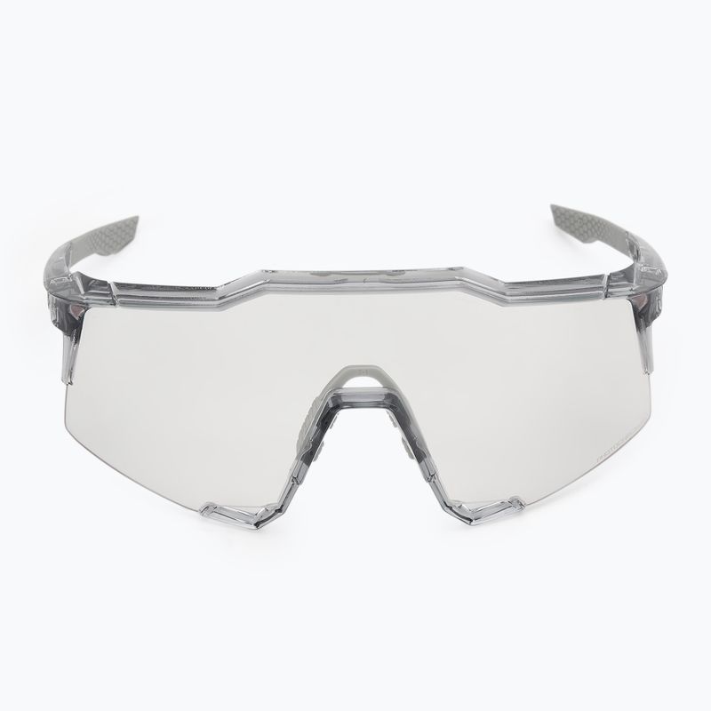 Slnečné okuliare 100% Speedcraft polished translucent grey/rose gold mirror photochrom 3