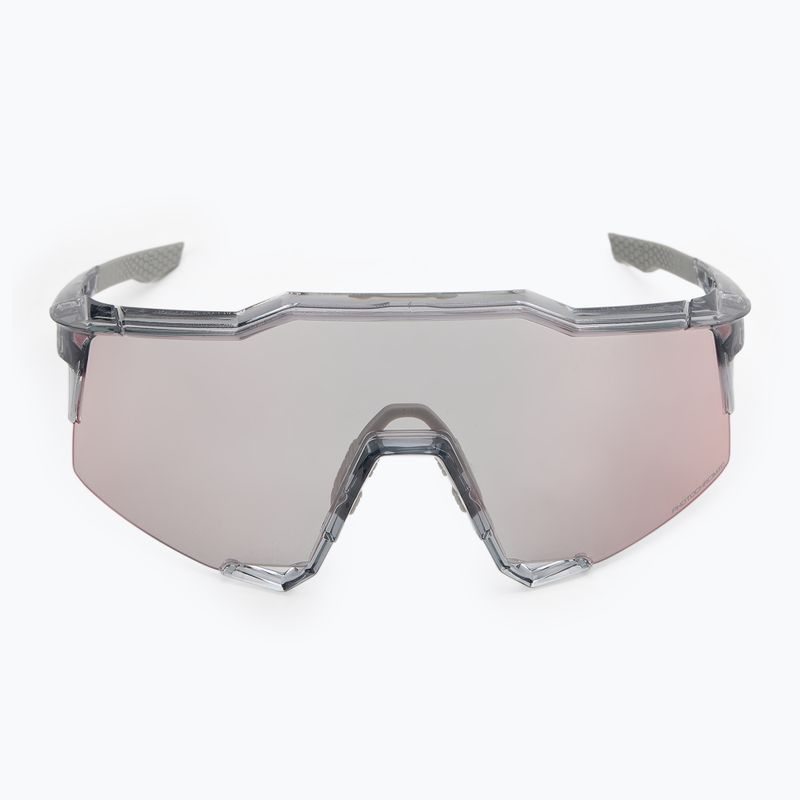 Slnečné okuliare 100% Speedcraft polished translucent grey/rose gold mirror photochrom 6