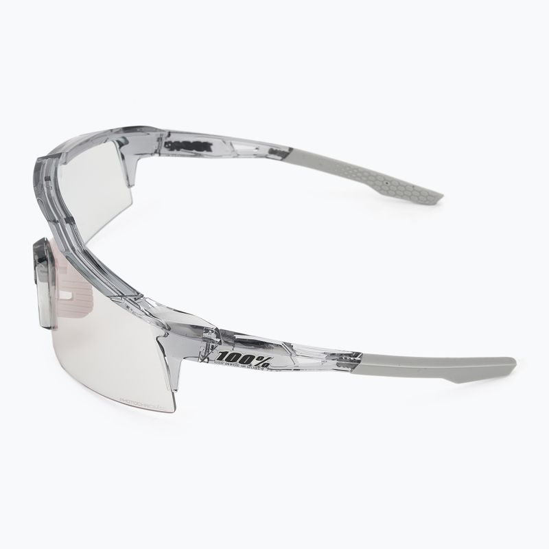 Slnečné okuliare 100% Speedcraft SL polished translucent grey/rose gold mirr photochr 4