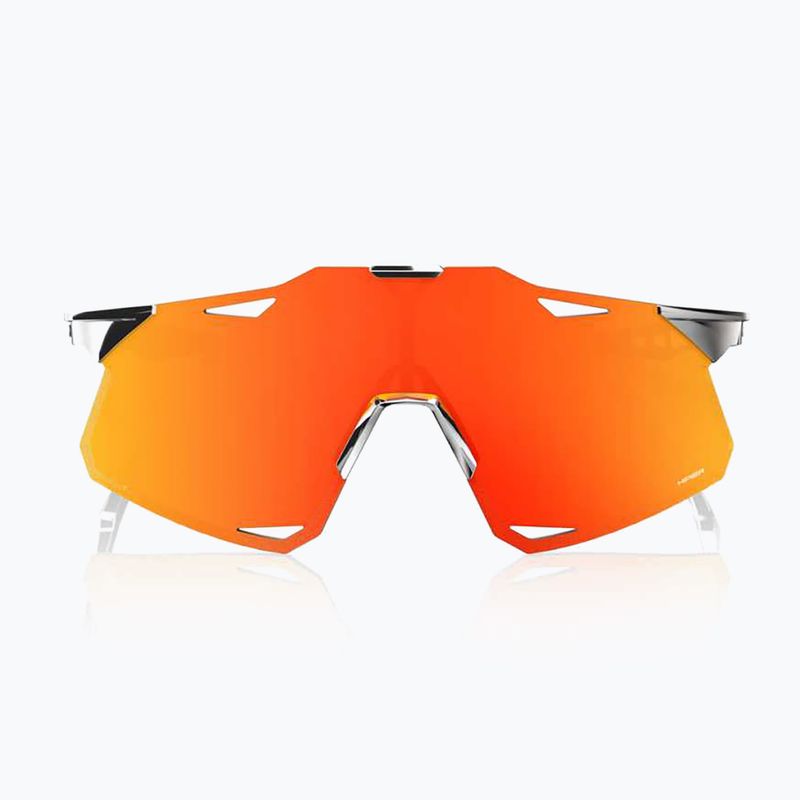 Slnečné okuliare 100% Hypercraft black chrome/hiper red mirror 2