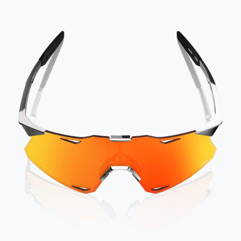 Slnečné okuliare 100% Hypercraft black chrome/hiper red mirror 4