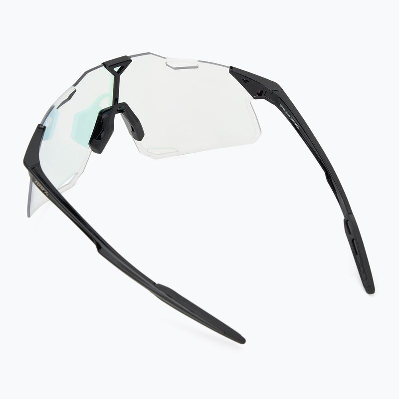 Slnečné okuliare 100% Hypercraft gloss black/photochromic purple mirror 2
