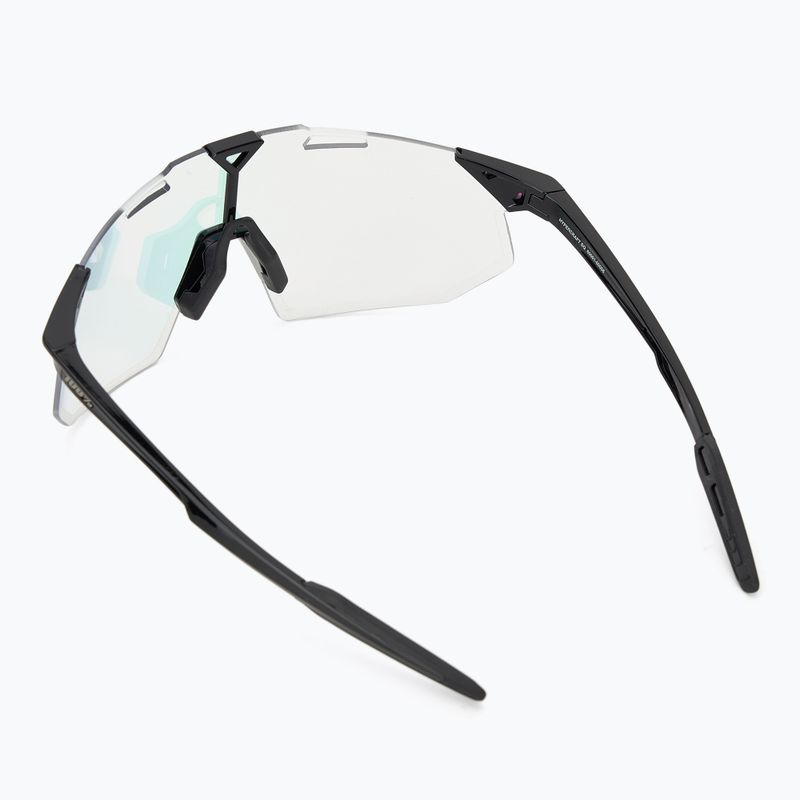 Slnečné okuliare 100% Hypercraft SQ gloss black/photochromic purple mirror 2