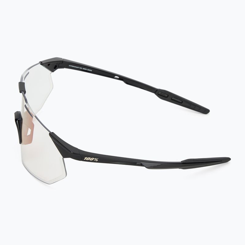 Slnečné okuliare 100% Hypercraft SQ gloss black/photochromic purple mirror 4