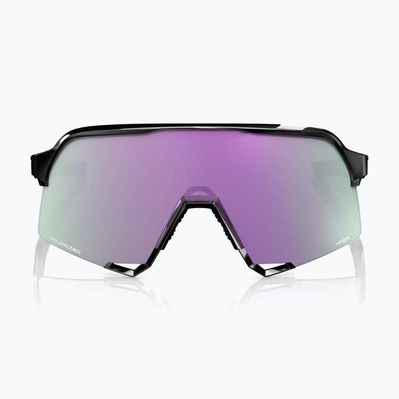 Slnečné okuliare 100% S3 polished black/hiper polarized lavender mirror 2