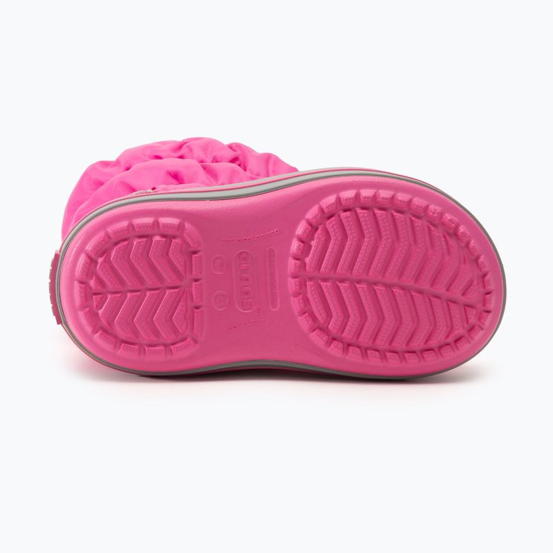 Detské snehové topánky Crocs Winter Puff electric pink/light grey 4