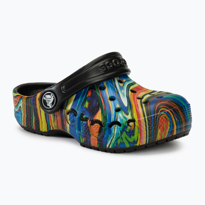 Detské žabky Crocs Baya Graphic Clog black/multi 2