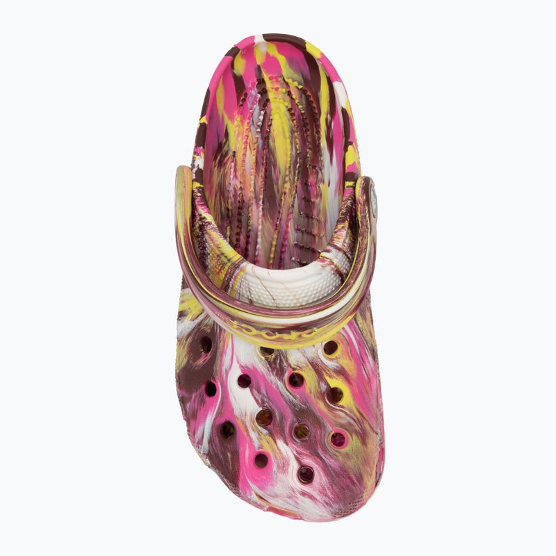 Crocs Classic Marbled Clog electric pink/multi žabky 7