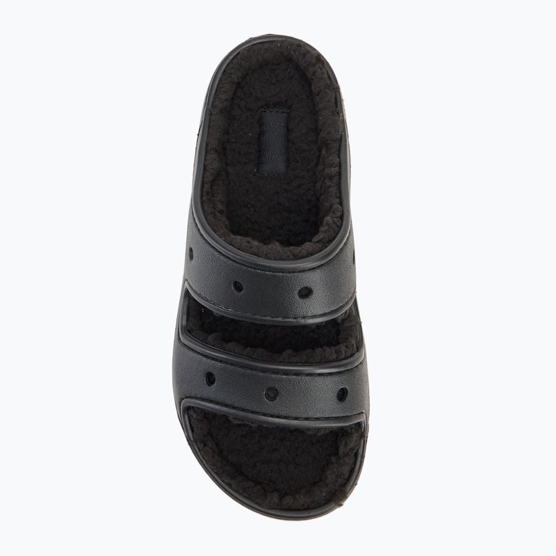 Šľapky Crocs Classic Cozzzy Sandal black/black 5