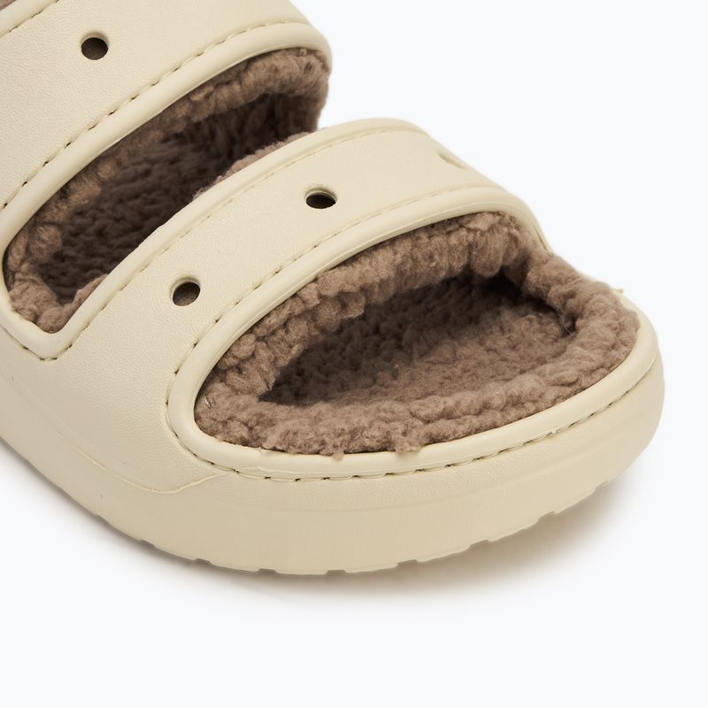 Šľapky Crocs Classic Cozzzy Sandal bone/mushroom 7