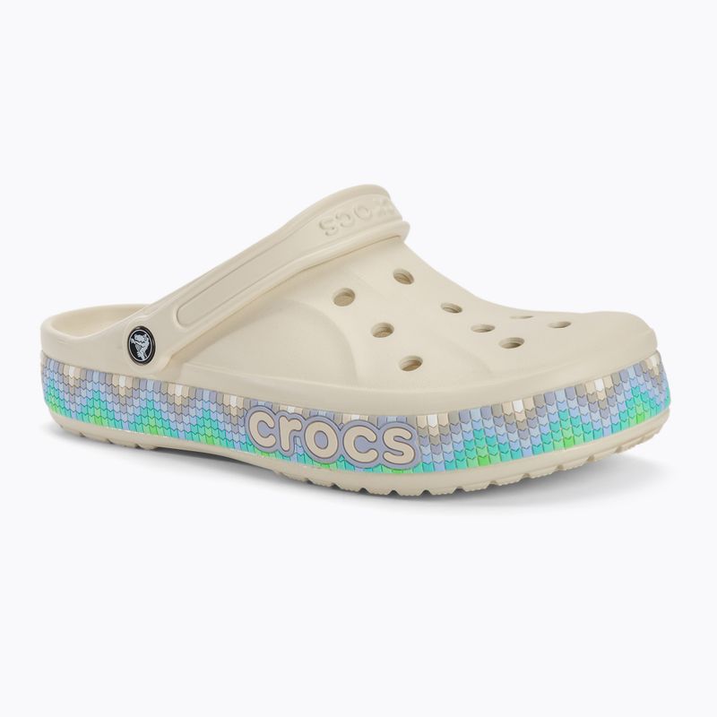 Šľapky Crocs Bayaband Chevron Band Clog stucco/multi 2