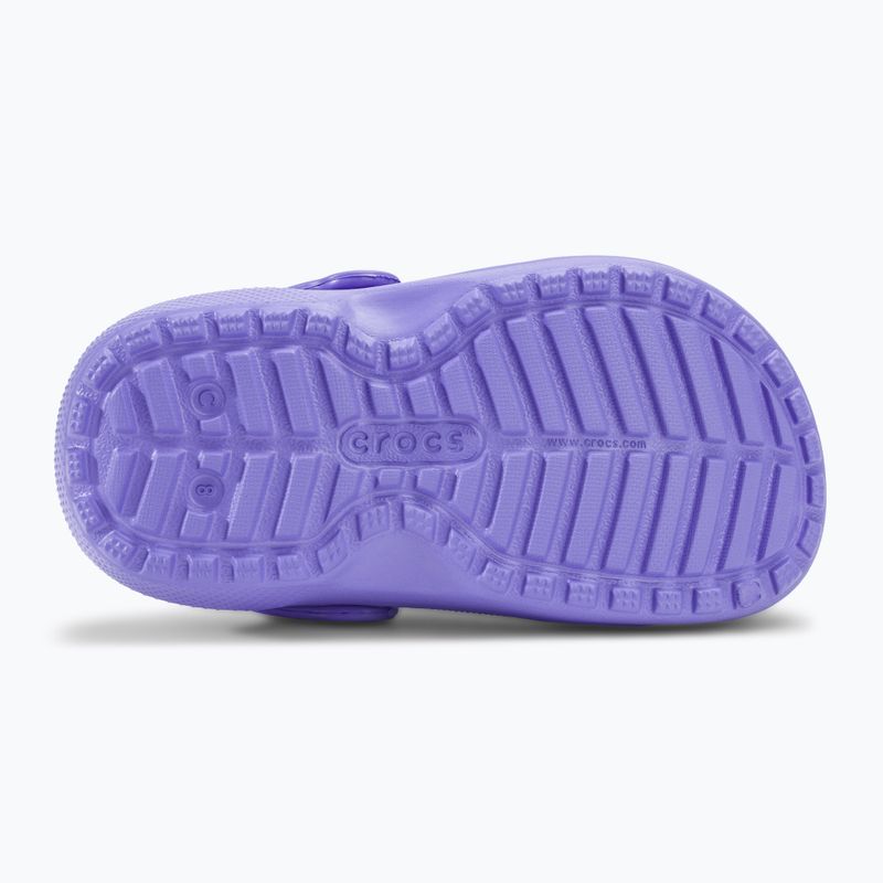 Detské Šľapky Crocs Classic Lined digital violet 5