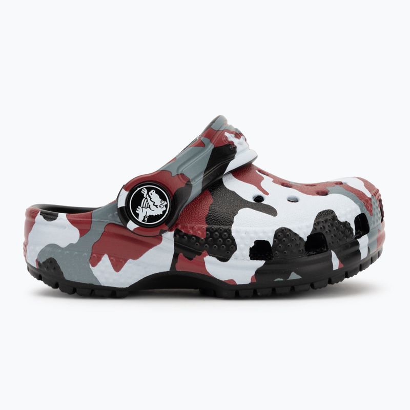 Crocs Classic Camo Clog Toddler žabky black/red 3