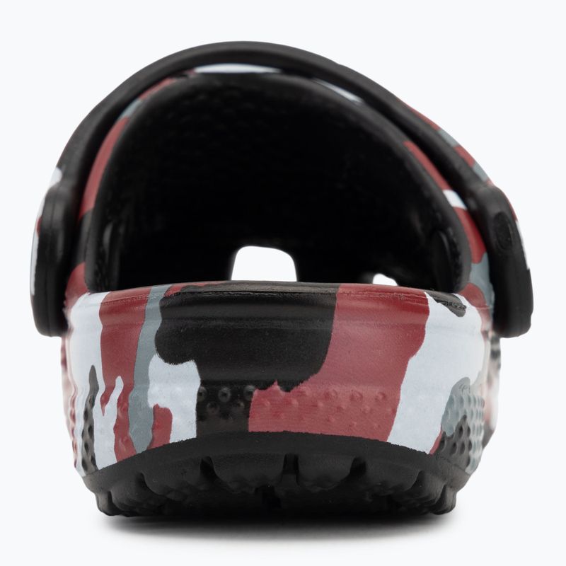 Crocs Classic Camo Clog Toddler žabky black/red 7