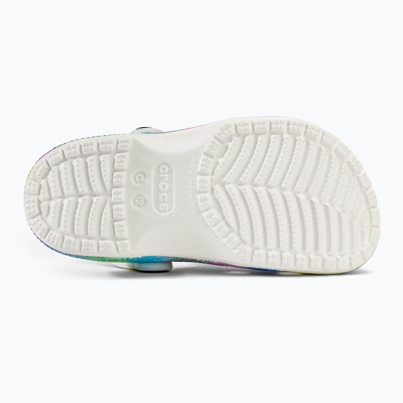 Šľapky detské ,sandále, Crocs Classic Spray Dye white/multi 5