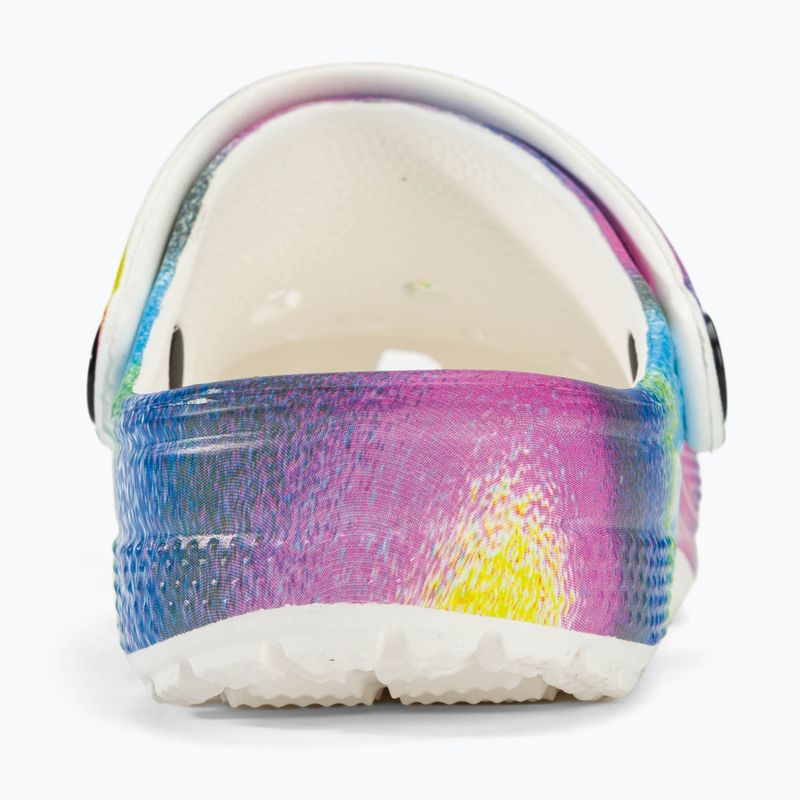 Šľapky detské ,sandále, Crocs Classic Spray Dye white/multi 7