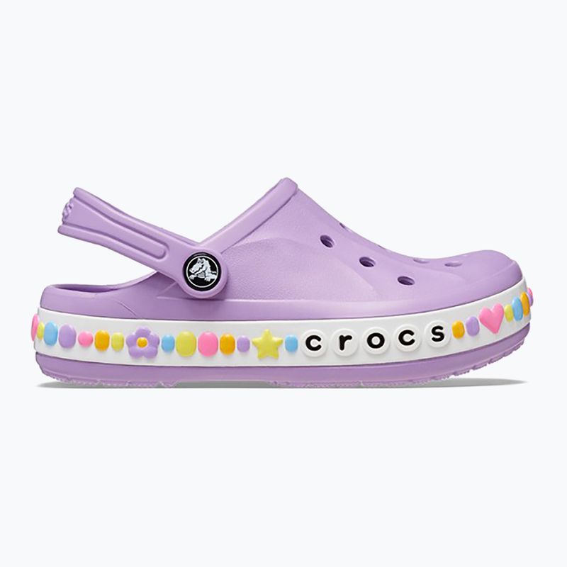 Detské šľapky Crocs Bayaband Charm Band Clogs orchid 10