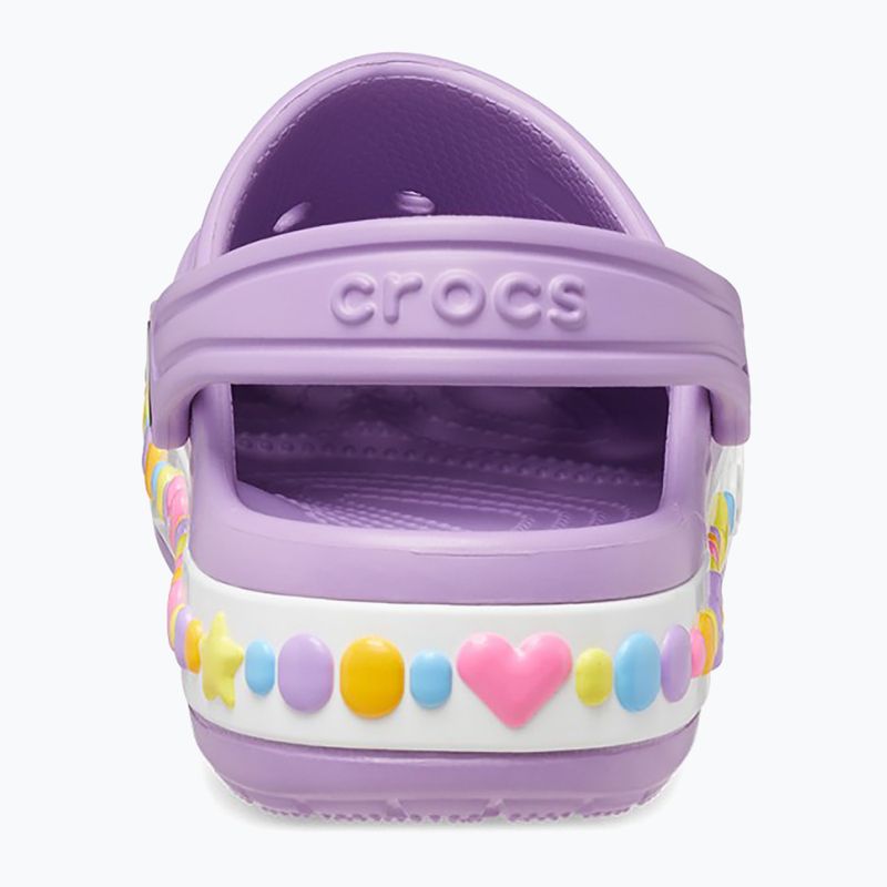 Detské šľapky Crocs Bayaband Charm Band Clogs orchid 12