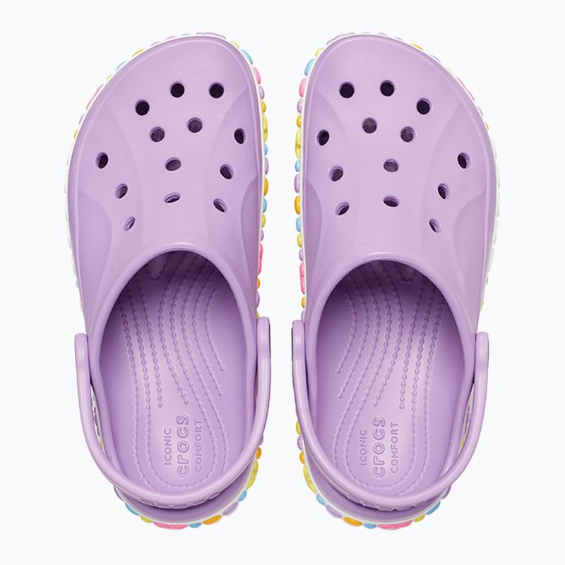 Detské šľapky Crocs Bayaband Charm Band Clogs orchid 13
